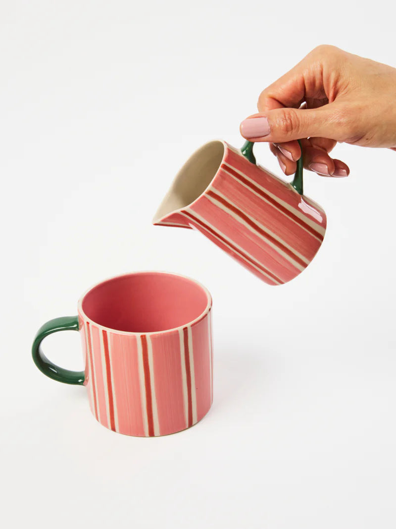 Bloomie Pink Stripe Mug