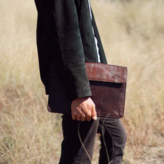 Gabriel Laptop File - Vintage Tan