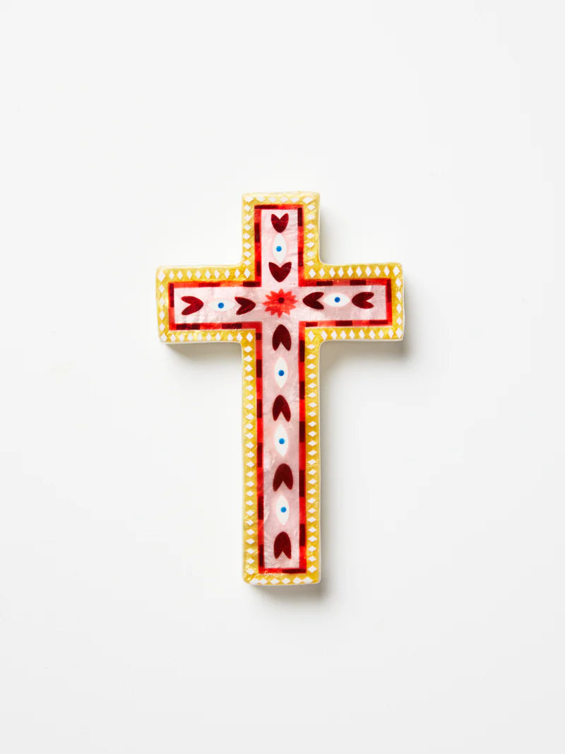 Fable Pink Small Cross