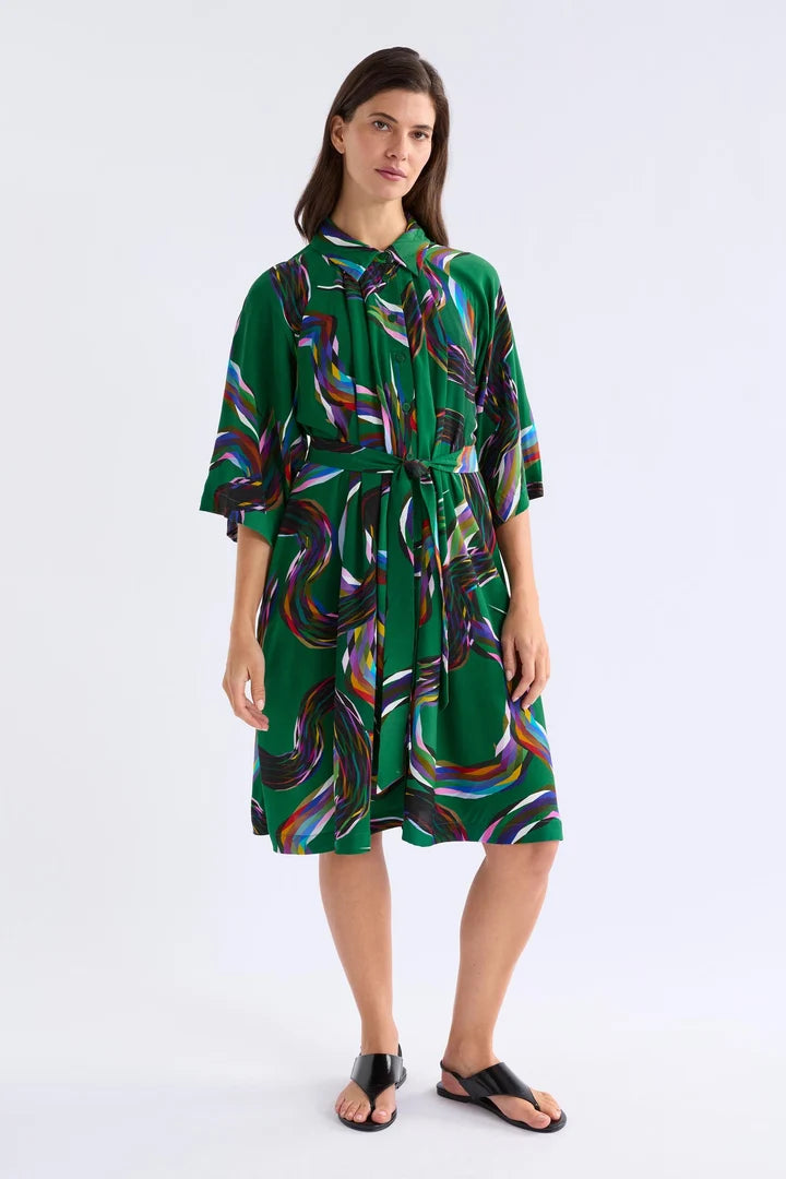 ELK | Metz Short Dress - Facet Print