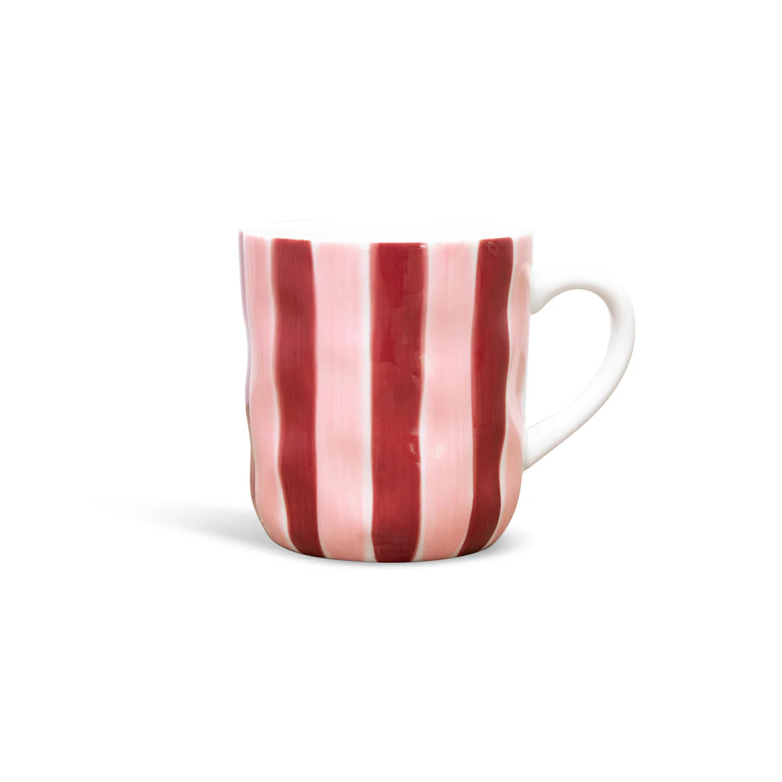 Mug | Pink & Burgundy Stripe