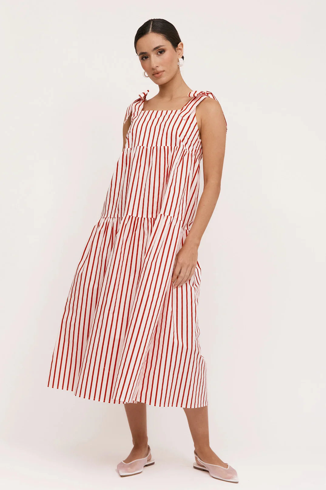 Noah Poplin Stripe Dress