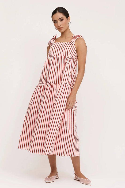 Noah Poplin Stripe Dress
