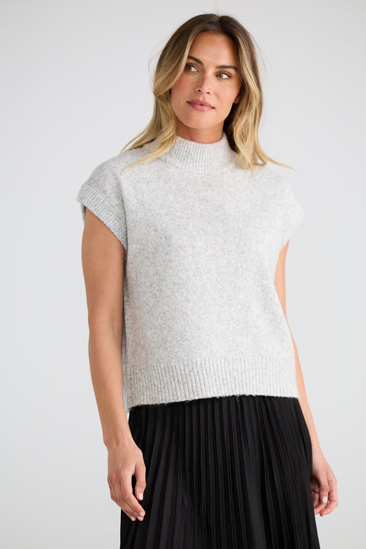Skyla Knit - Grey Marle