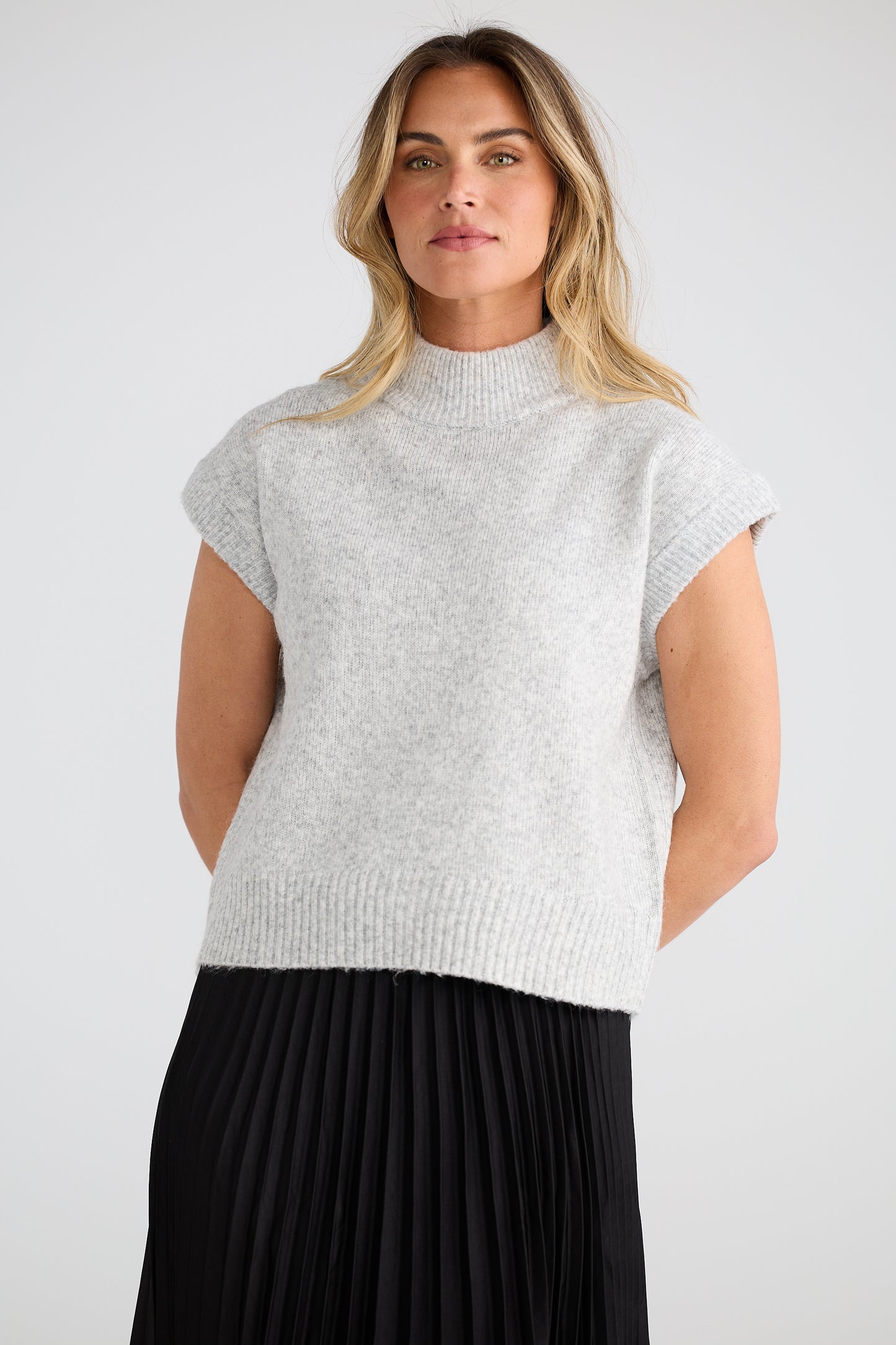 Skyla Knit - Grey Marle