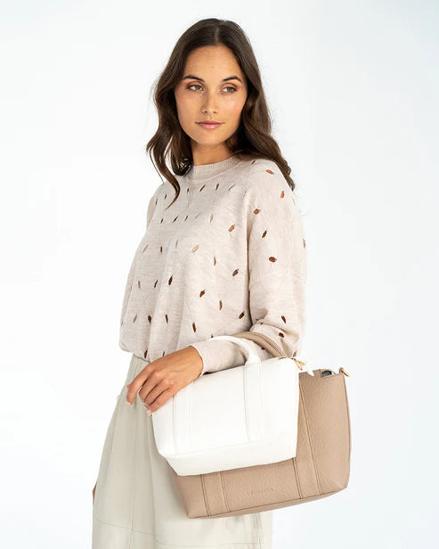 Elms + King Baby Messina Tote - Chalk