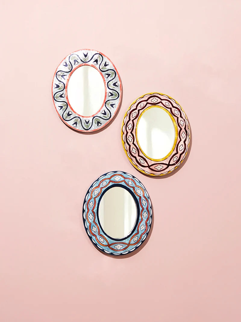 Samira Mirror - Blue Lotus