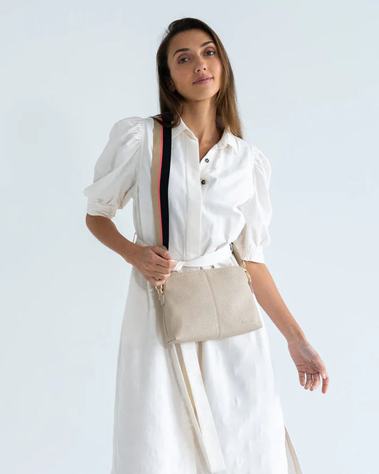 Elms & KIng Burbank Crossbody Large -Oyster