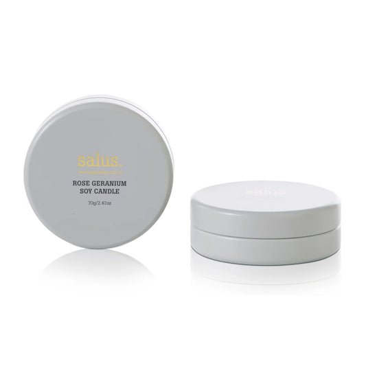 Rose Geranium Travel Soy Candle