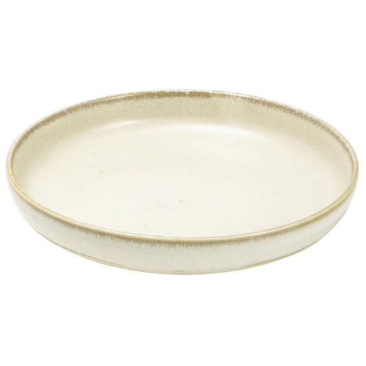 High Edge Plate - Creme