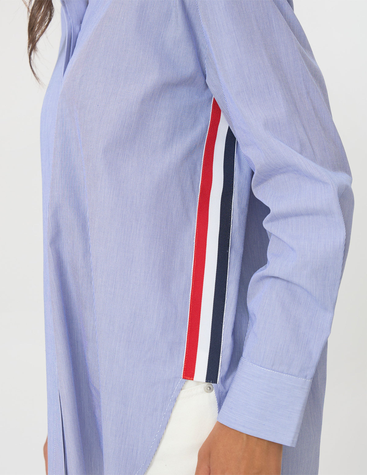 STELLA + GEMMA Casino Shirt - Blue/White Stripe