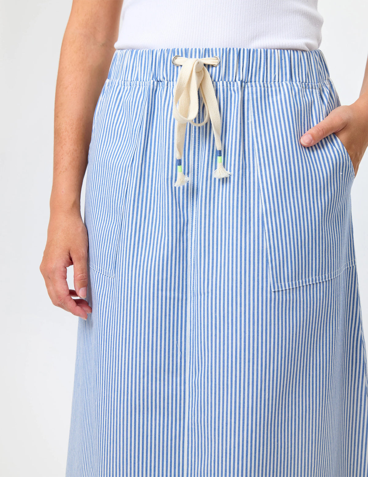 STELLA + GEMMA | Leena Skirt - Sky Stripe