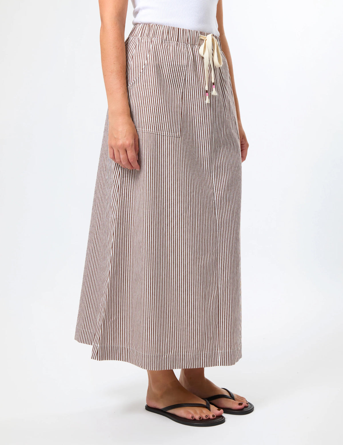 STELLA + GEMMA | Leena Skirt - Choc Stripe
