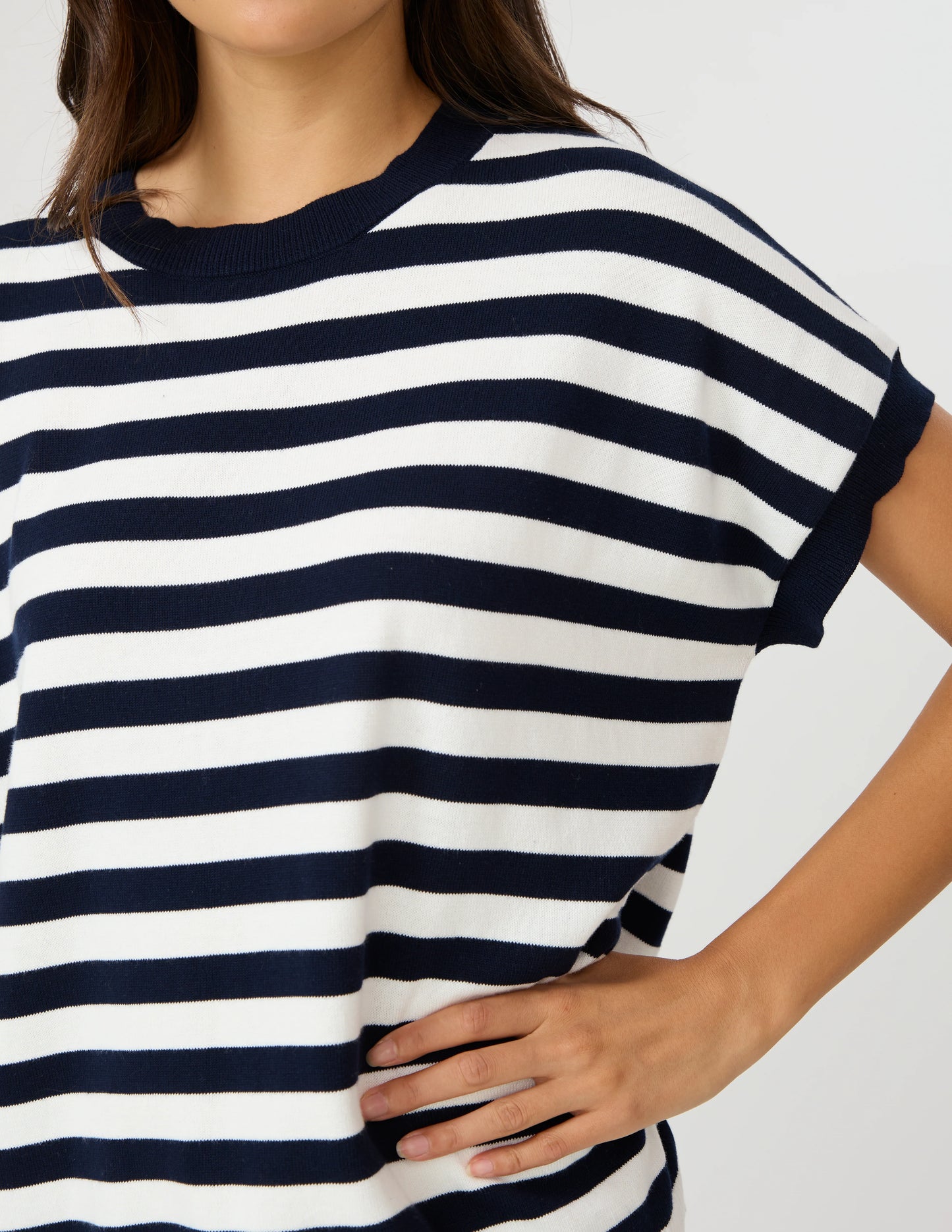 STELLA + GEMMA Gwen Tee - Midnight Stripe
