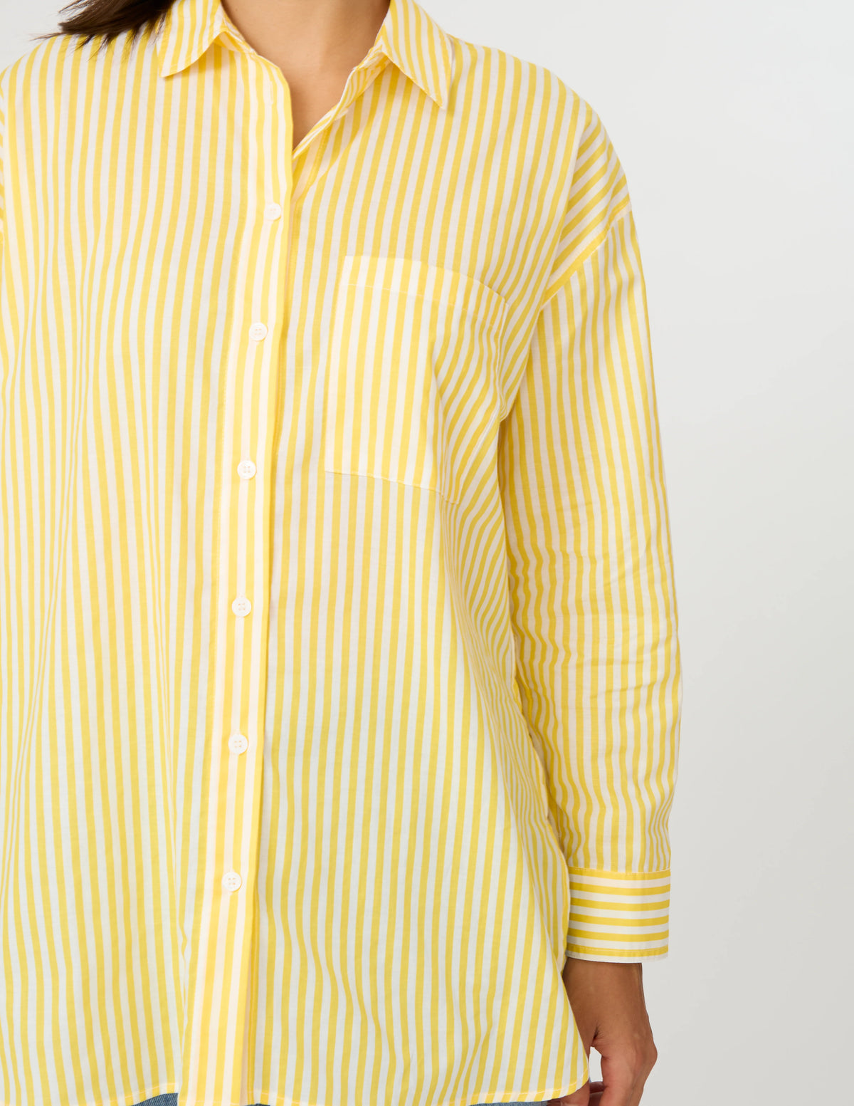 STELLA + GEMMA | Summer Essential Shirt - Sunshine Stripe