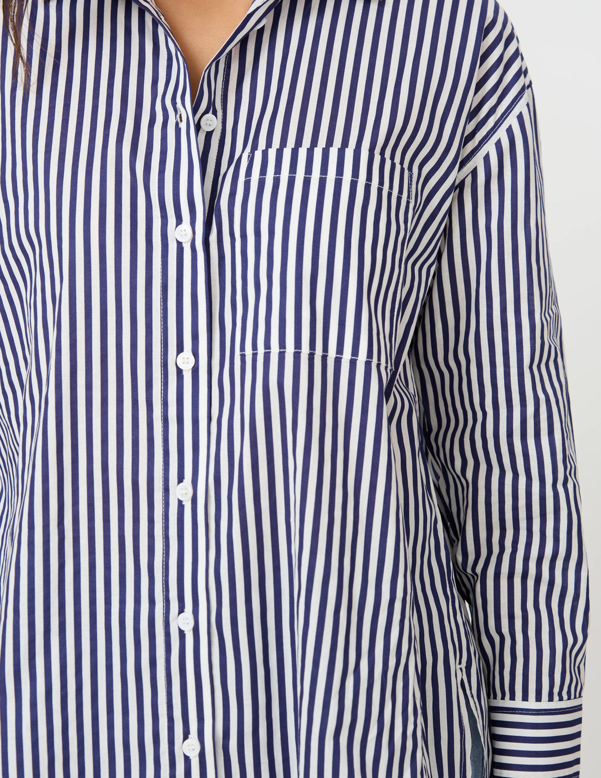 STELLA + GEMMA | Summer Essential Shirt - Seaside Stipe