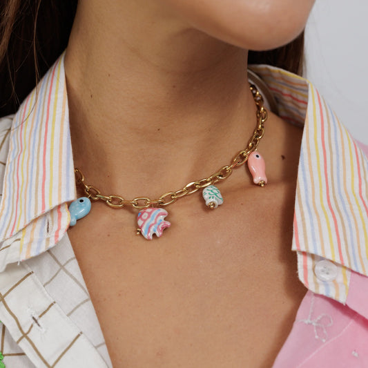 Fish Charm Necklace