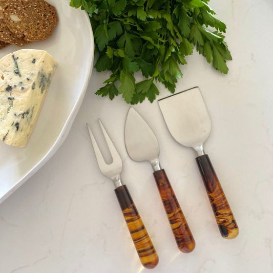 Tortoiseshell Cheese knife Set3