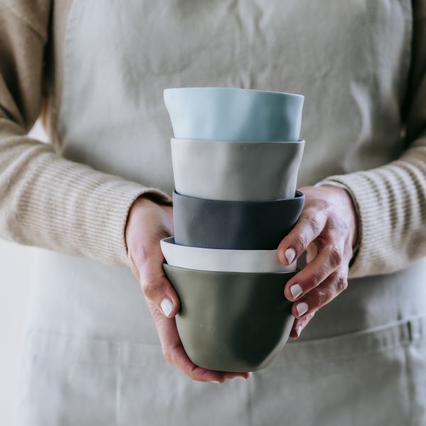 Flax Dip Bowl- Khaki
