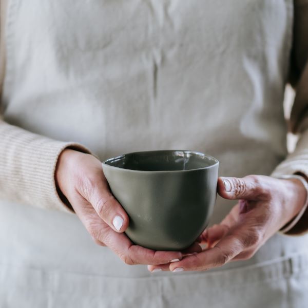 Flax Dip Bowl- Khaki