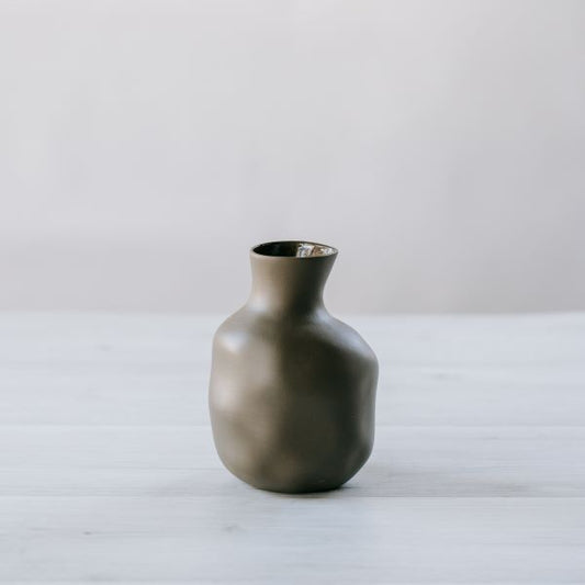 Flax Sake Bottle - Khaki