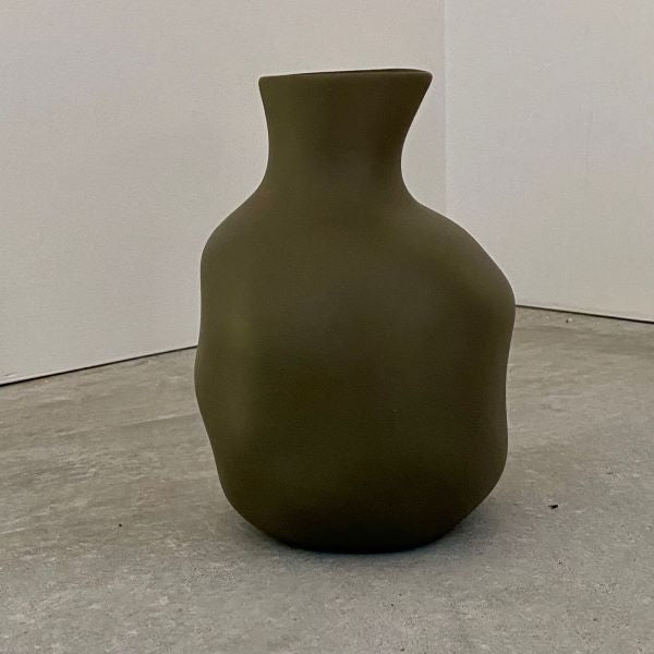 Flax Sake Bottle - Khaki