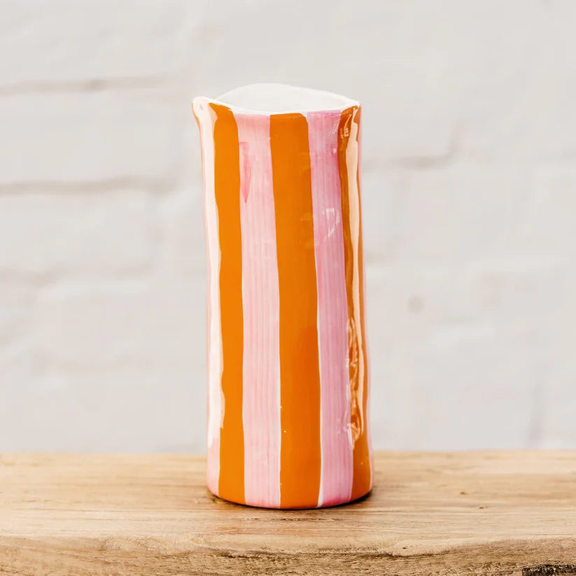 Pink & orange  Vase - MED
