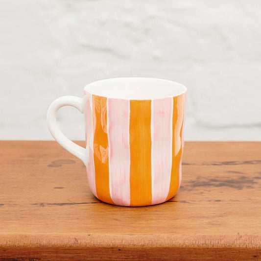Mug | Pink and Orange Stripe