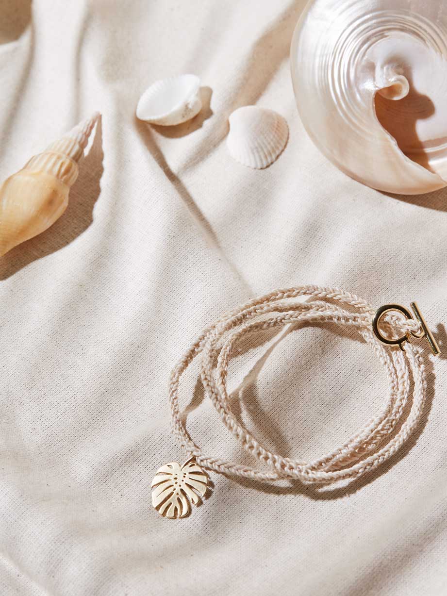 Tropical wrap Bracelet - Gold