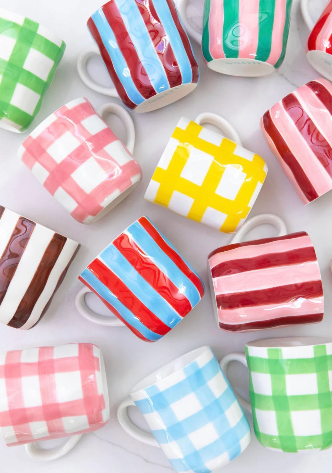 Mug | Yellow Gingham