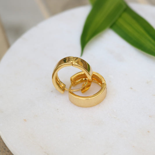 Joy Hoops in Gold