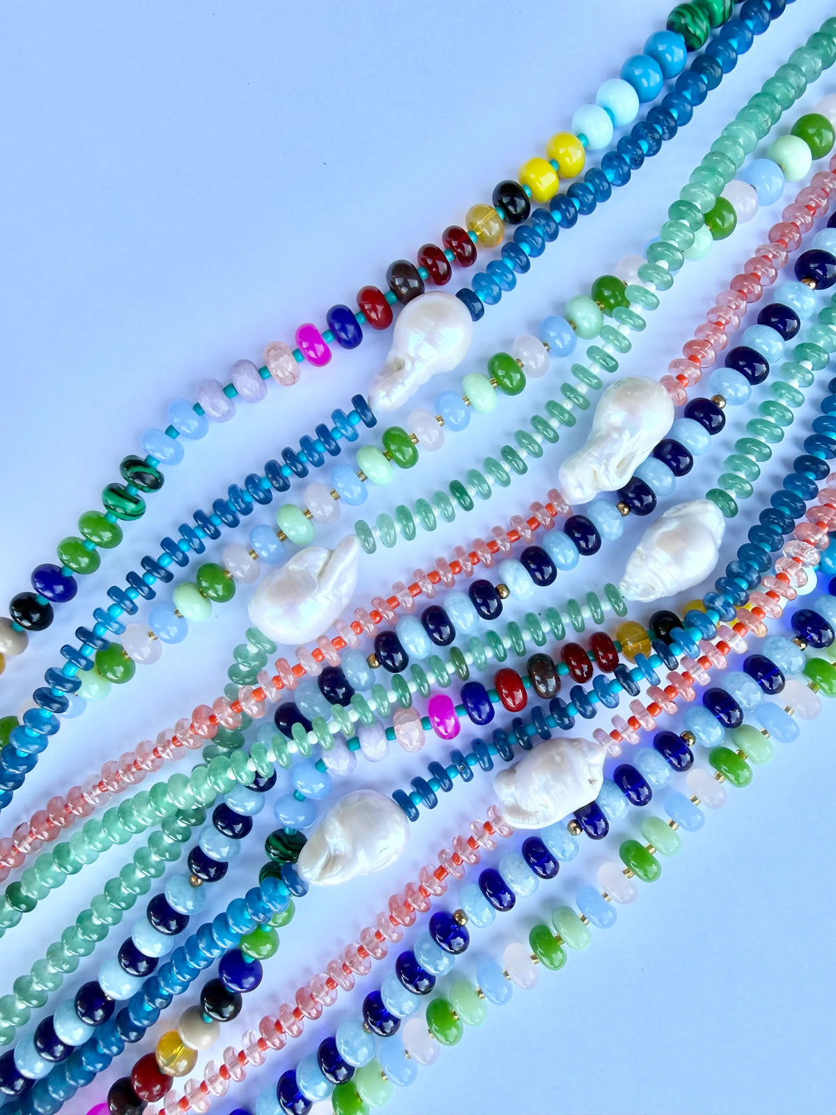 Happy Days Necklaces in Pastels