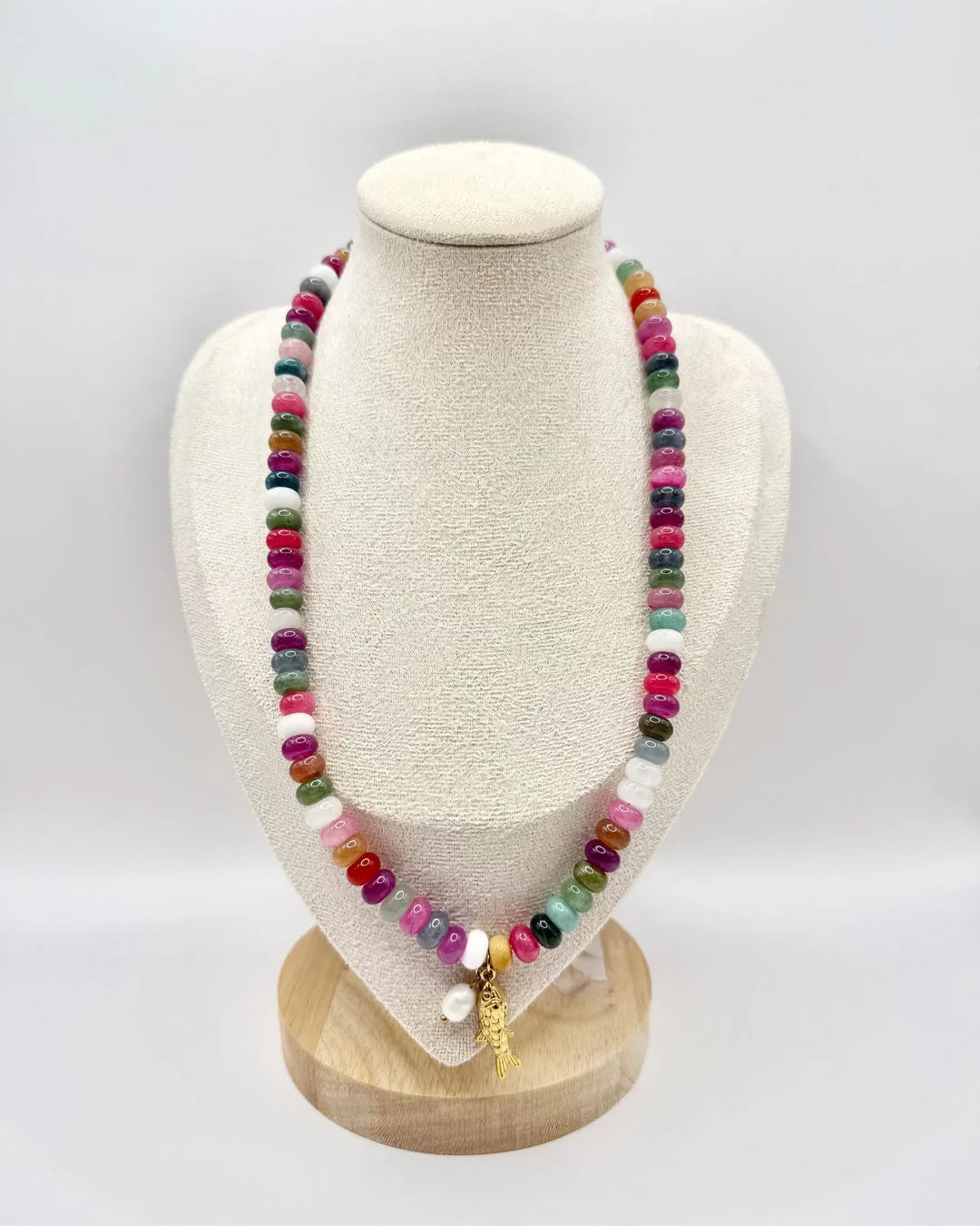 Bahamas Fish + Pearl Necklace