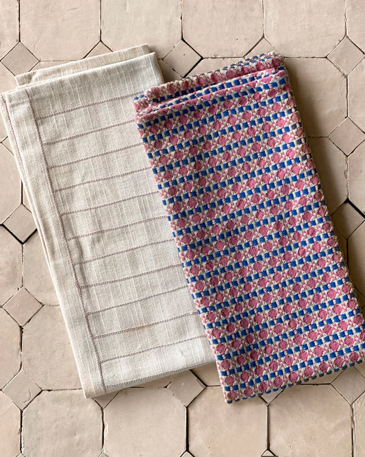 Tea Towels 2Pk - Rose