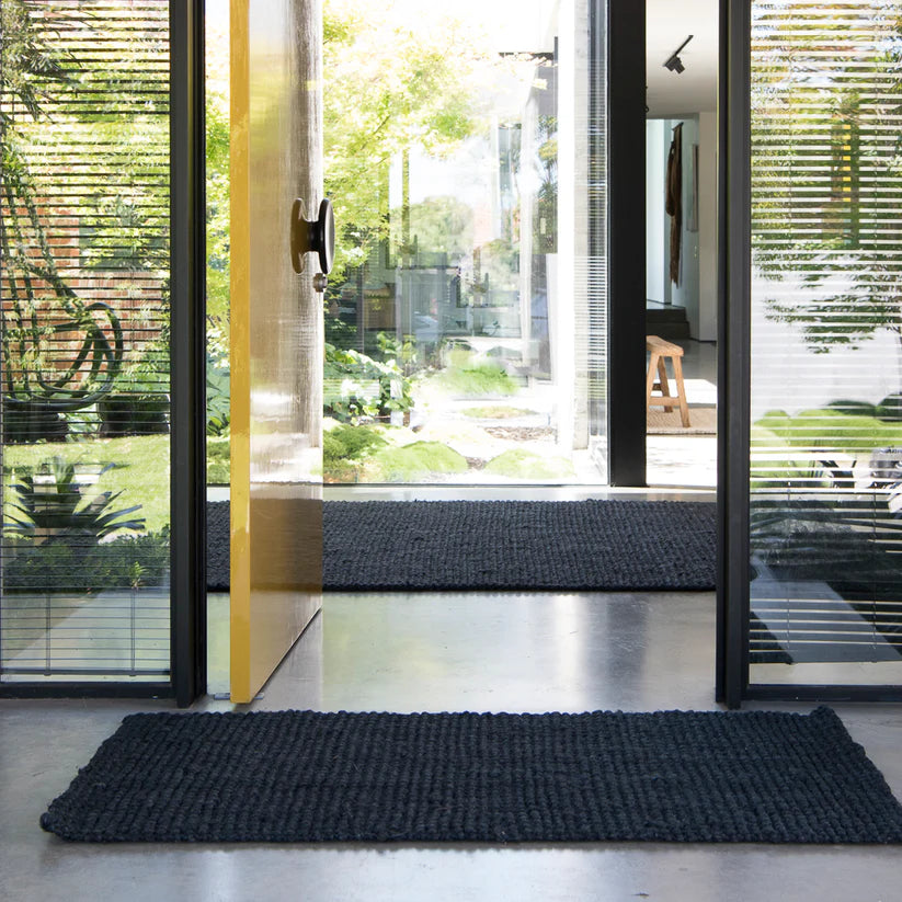 Graphite Jute Rug