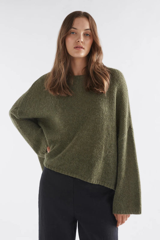 ELK | Agna Sweater - Dark Olive