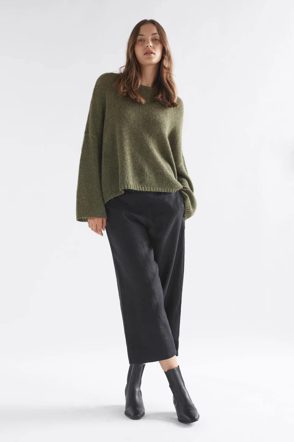 ELK | Agna Sweater - Dark Olive