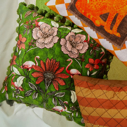 Orient Green Cushion