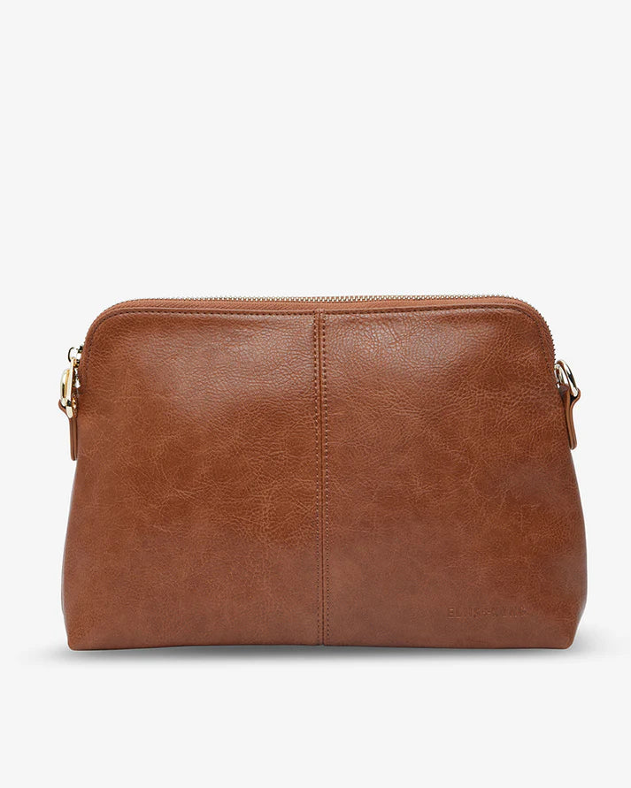 Elms & KIng Burbank Crossbody Large - Tan pebble