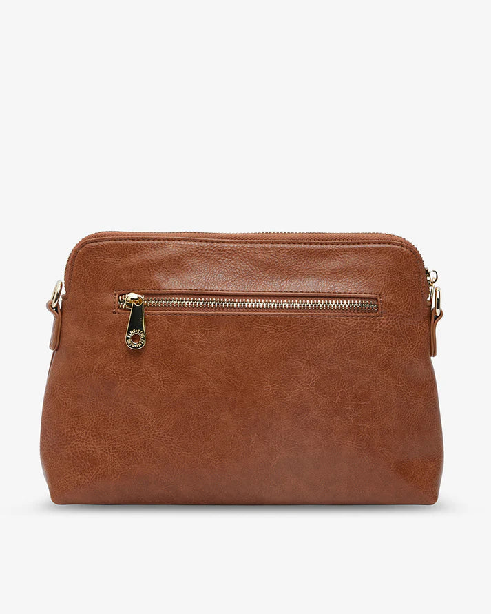 Elms & KIng Burbank Crossbody Large - Tan pebble