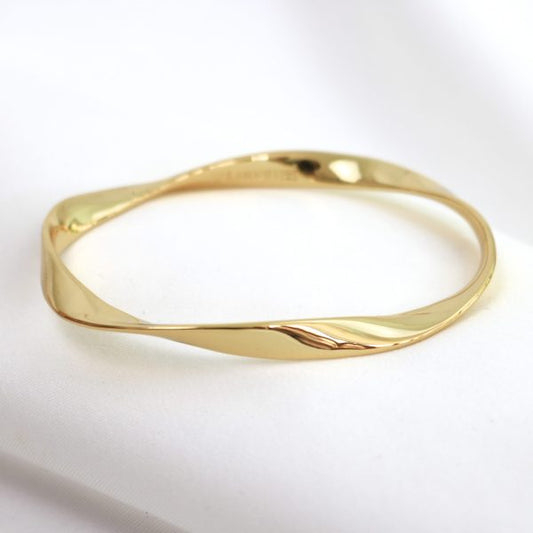 Lotus Bangle - Gold