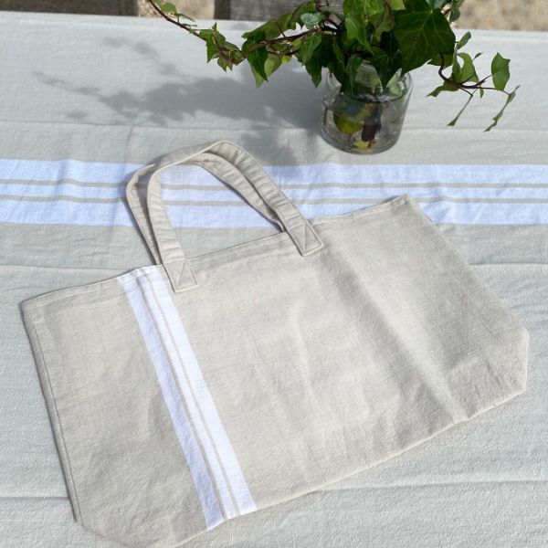Stripe tote Bag
