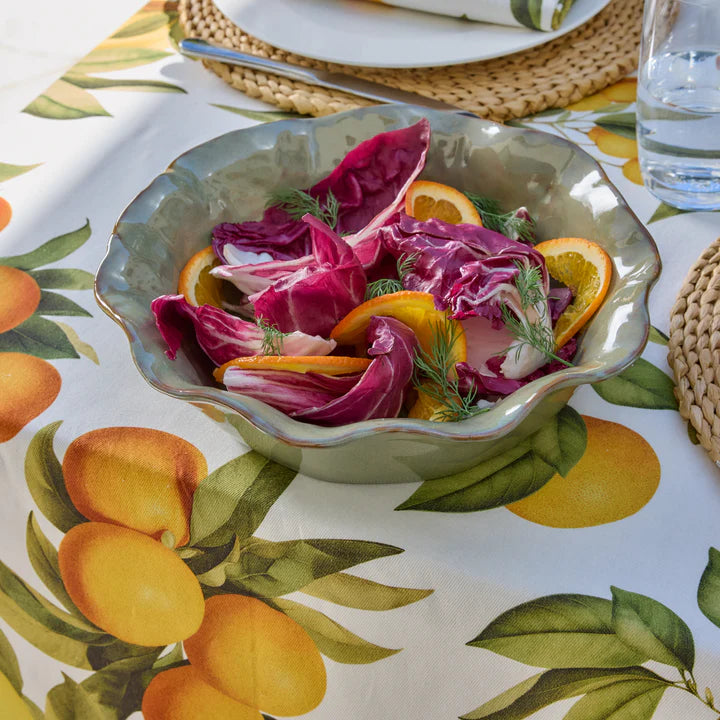 Marseille Wavy Green Bowl