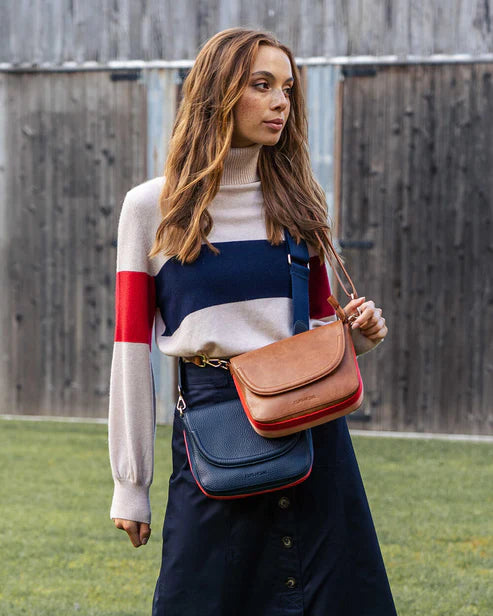 Elms + King Mercer Crossbody - Tan Pebble