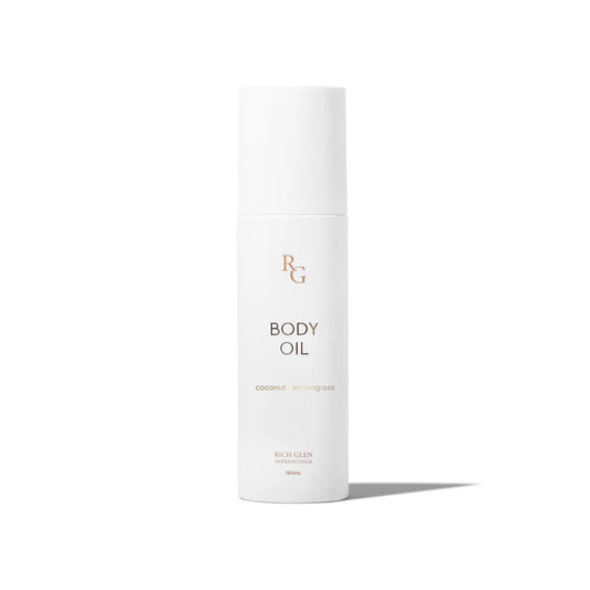 Rich Glen Body Oil - Coconut + Lemongrass