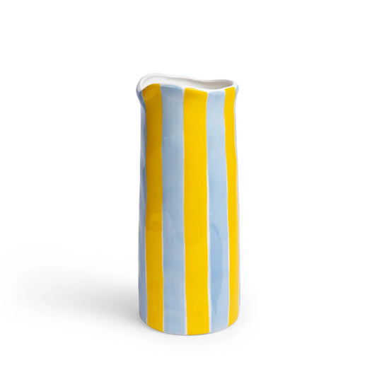 Cornflower Blue & Yellow - Medium Vase