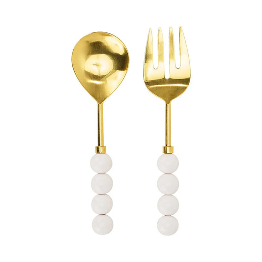 ORB | Salad Servers - White