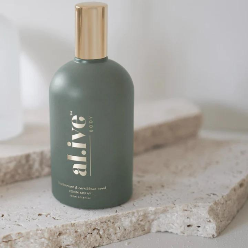 al.ive Blackcurrent and Caribbean Wood Room Spray