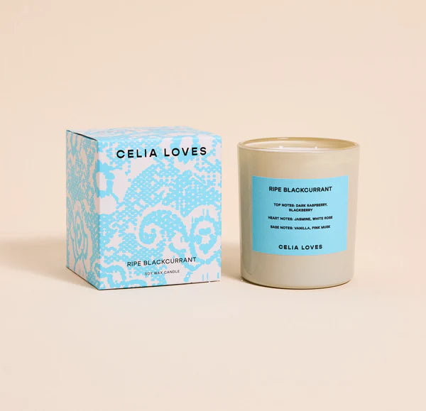 Ripe Blackcurrant Candle - Celia Loves