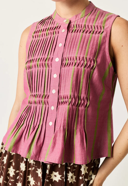 NANCYBIRD | Agnes Bottle Brush stripe Top